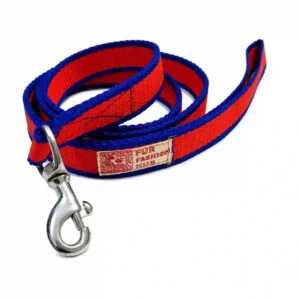 red blue dog leash