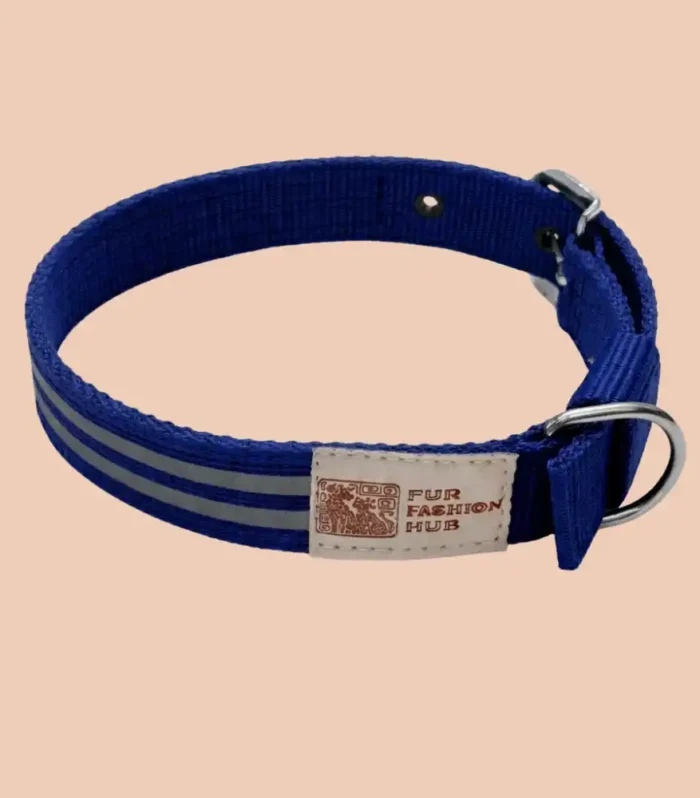 blue dog reflective collar main