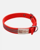 red reflective big dog collar main